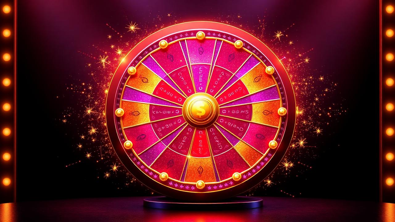 ThrillCoins glowing fortune wheel ready to spin for daily prizes